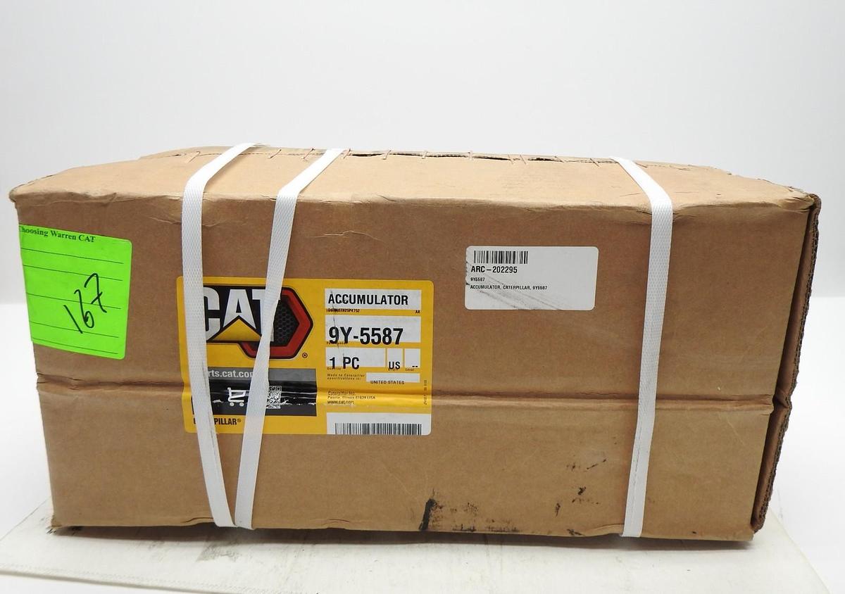 GENUINE New CAT 9Y-5587 Turbocharger Accumulator 3.79 Liter 9Y5587 OEM NO CORE!