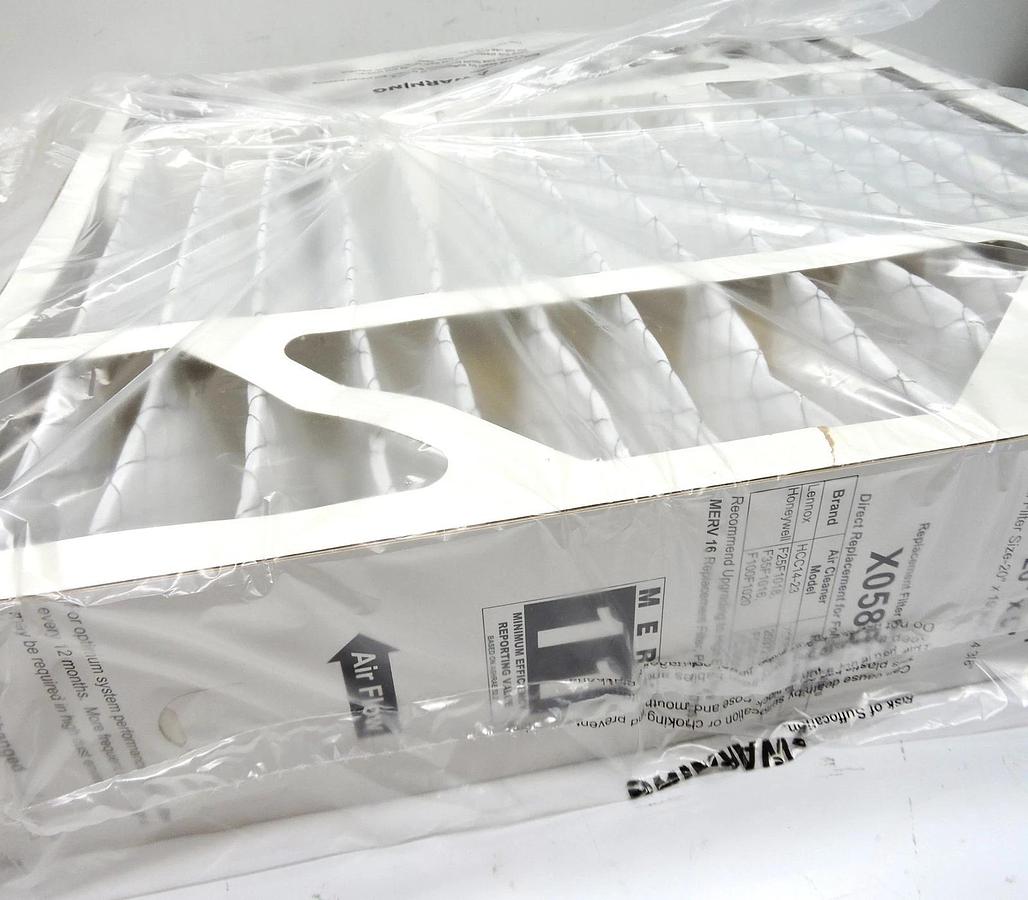 (Lot of 4) Lennox Model X0585 Air Cleaner Filter Media - 20 x 20 x 5