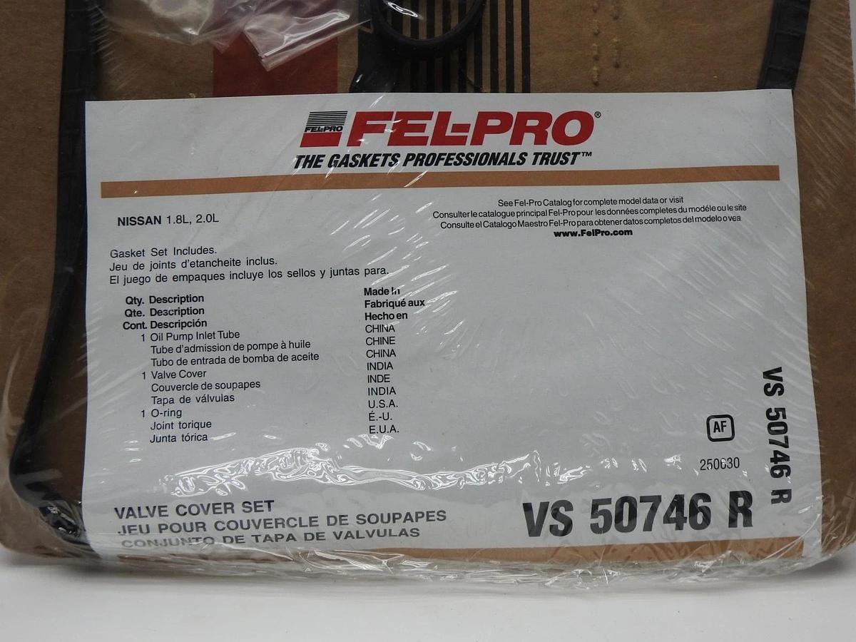Fel-Pro VS 50746 R Valve Cover Gasket Set For 2013-2016 NISSAN SENTRA L4-1.8L