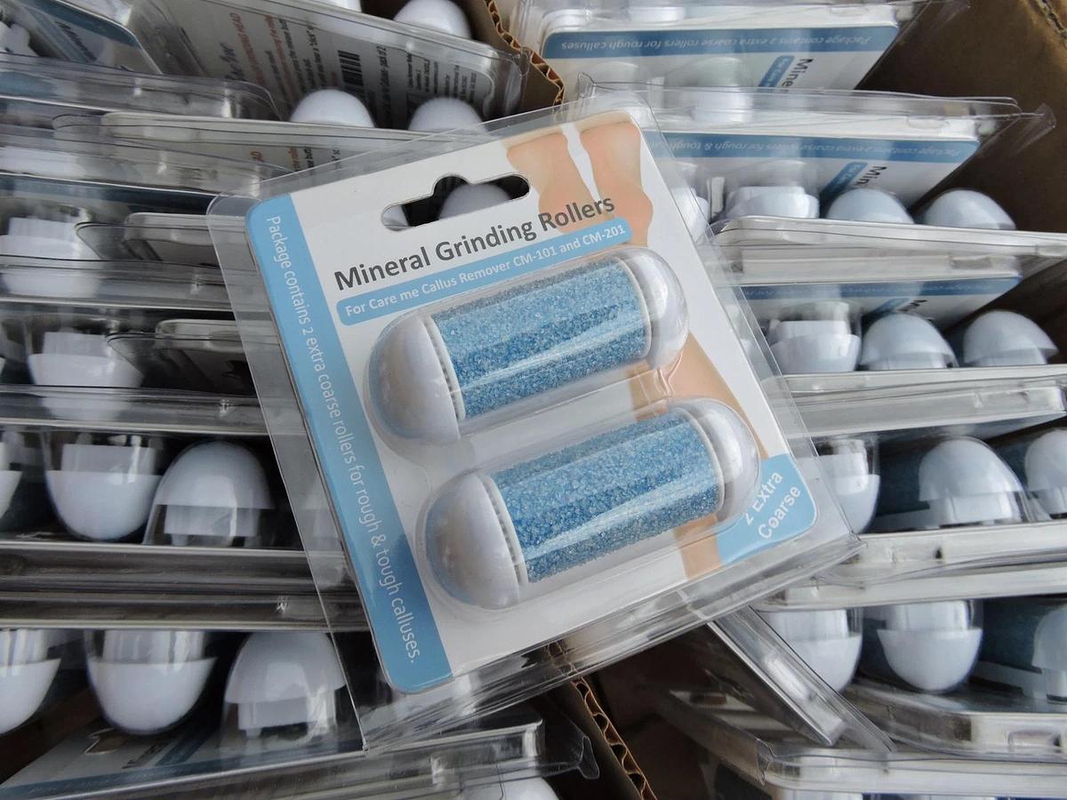 Lot of 200  - Mineral Grinding Rollers for Care Me Callus Remover CM-101, CM-201