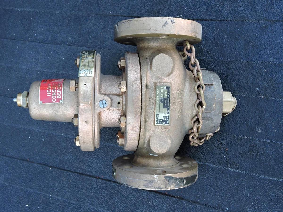 CLA-VAL 1-1/2" Control Valve (# 100PM-4) 1564303E 7HH 4810-01-264-7228 - NOB NEW