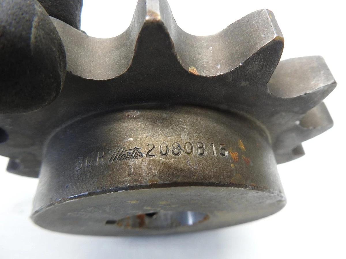 Martin 2080B15 Double Pitch Stock Bore Sprocket - NEW OLD STOCK