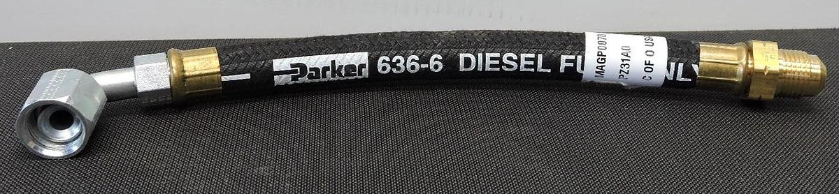 Detroit Diesel MAGP0070 Hose Assy Parker 636-6 PZ01B0 Diesel Fuel 300 PSI - NEW!