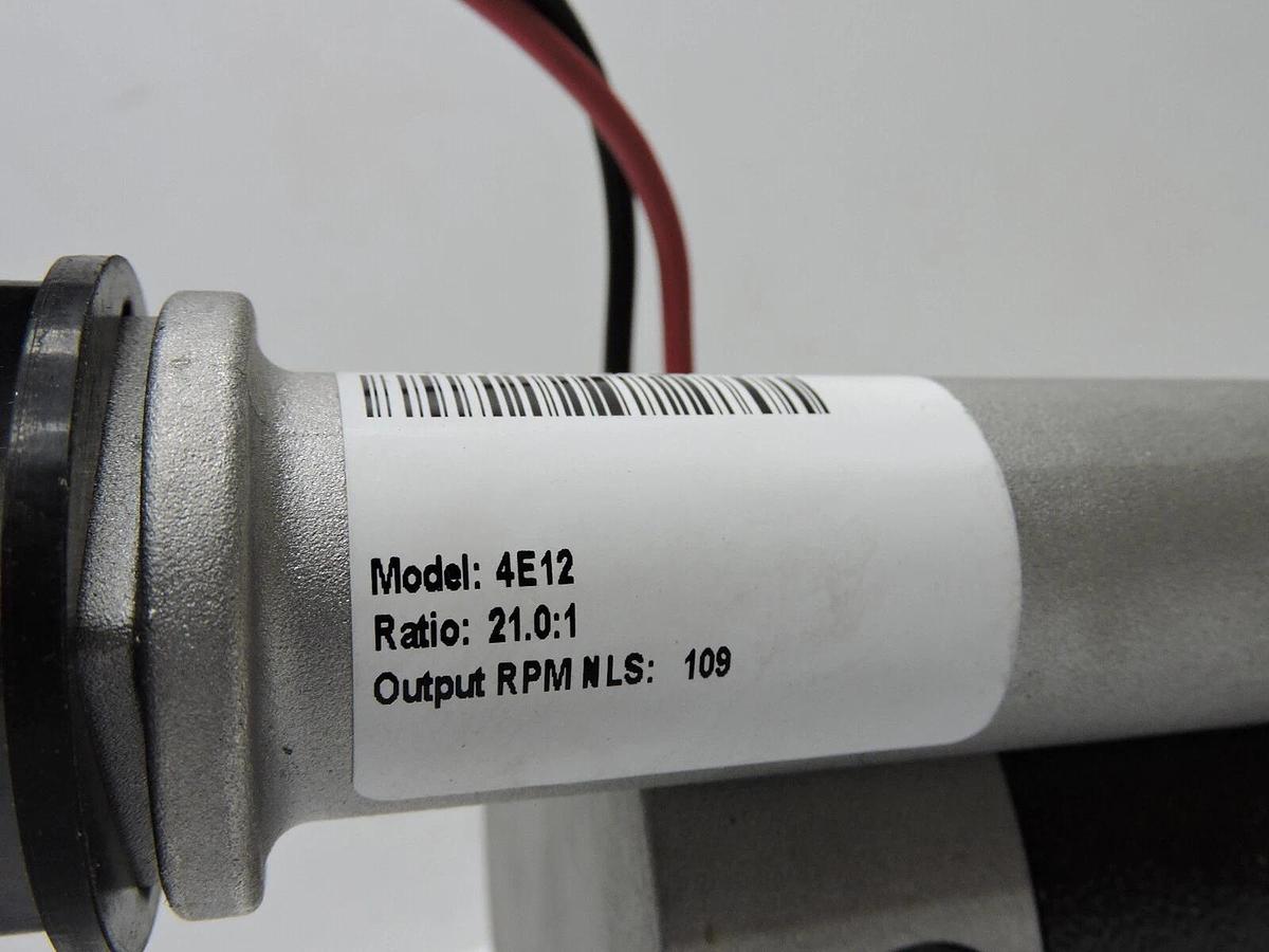 ASI 10663-17 TENNANT TRANSAXLE Model: 4E12, Ratio: 21.0:1, Output RPM N LS: 109