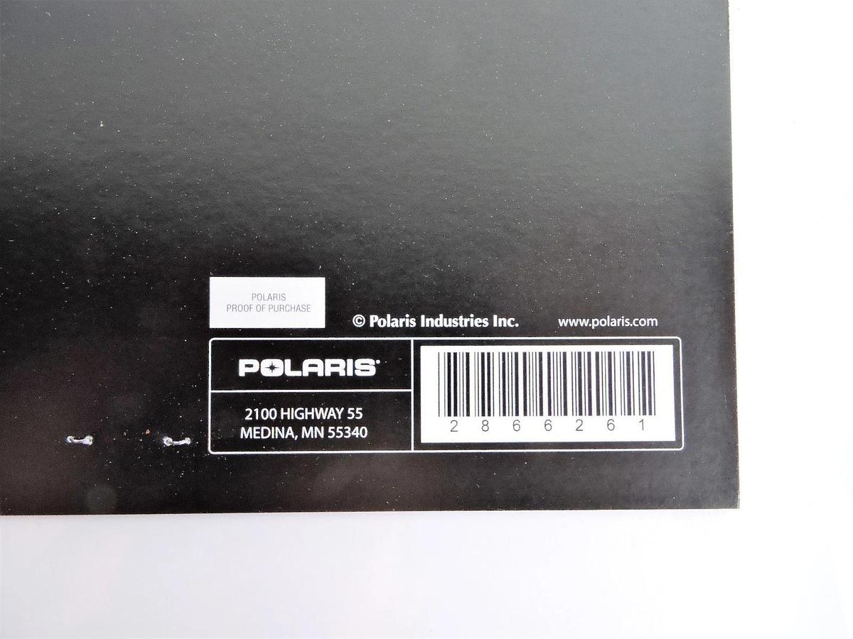 Polaris RZR Black Sticker Decal Sheet Graphics (12" x 18") Genuine OEM 2866261