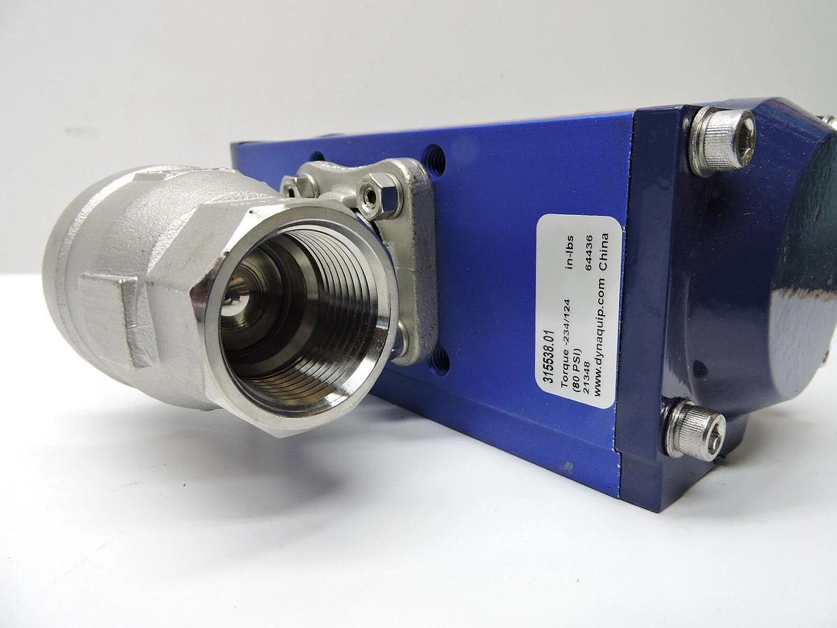 DynaQuip Controls DynaMatic Automated Ball Valve 1" 315538.01 - NEW!