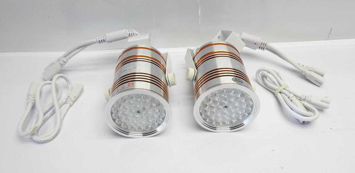Lot of 2 - Cindy's lighting Jewelry WHITE ZH36 60W-10000K-36 (100-240V 50/60Hz)