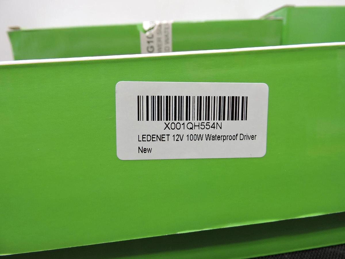 LOT OF 20 - LedeNet 12V100W Driver 277V IP67 Waterproof Power Supply 12V 100 W