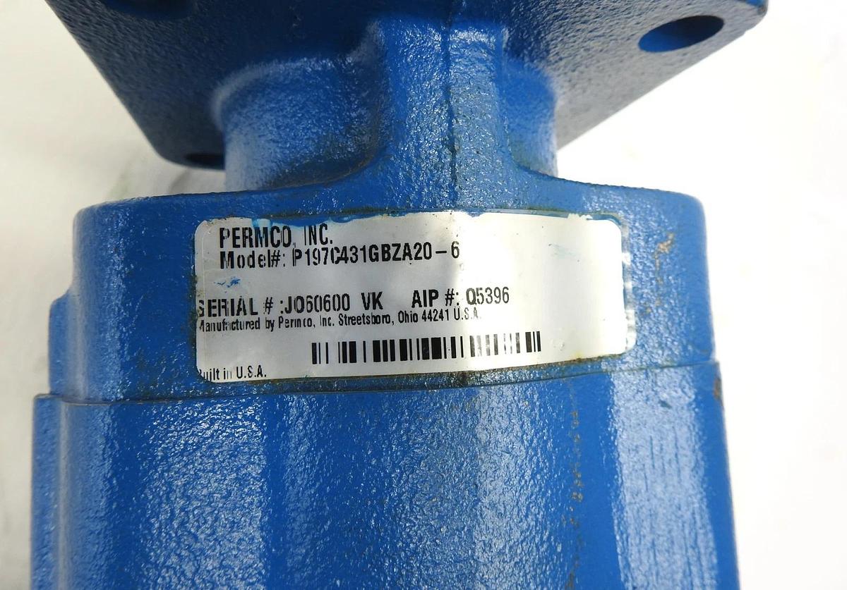 Permco P197 Hydraulic Gear Pump P197C431GBZA20-6, P197C431GBZA20 (4 Bolt, 14T)