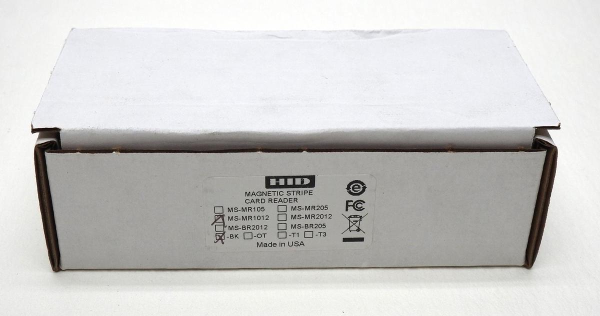 HID / Mercury Security MS-MR1012 BK Magnetic Stripe Card Reader MR1012BK - NEW!