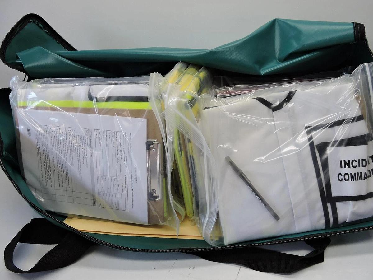 DMS 05312 Safety Vest Kit NIM/ ICS Medium Hospital Incident Command Vest Kit 26