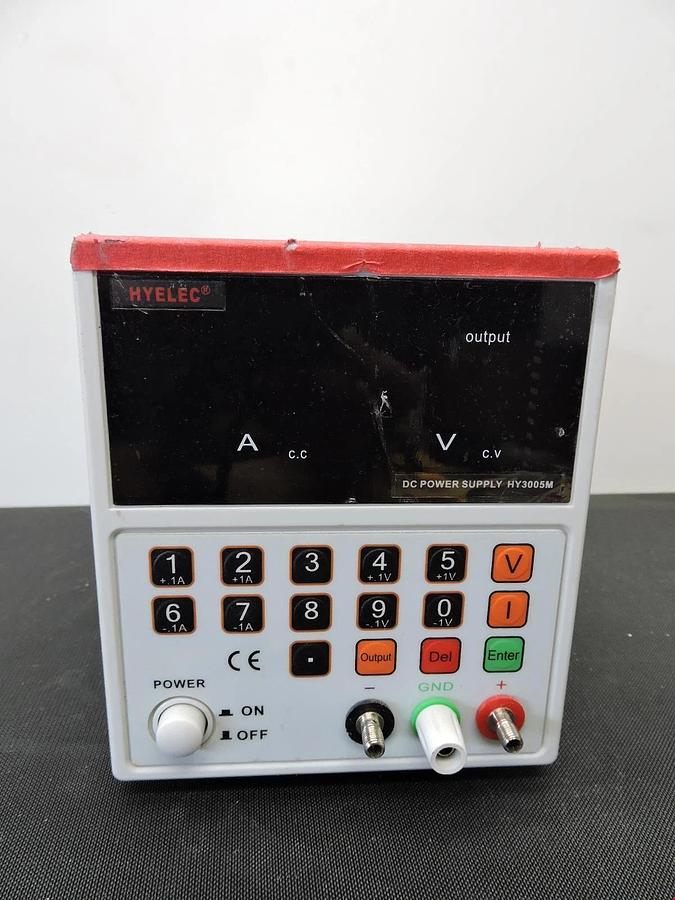 Hyelec Dr. Meter Programable Linear DC Power Supply HY3005M - WORKS