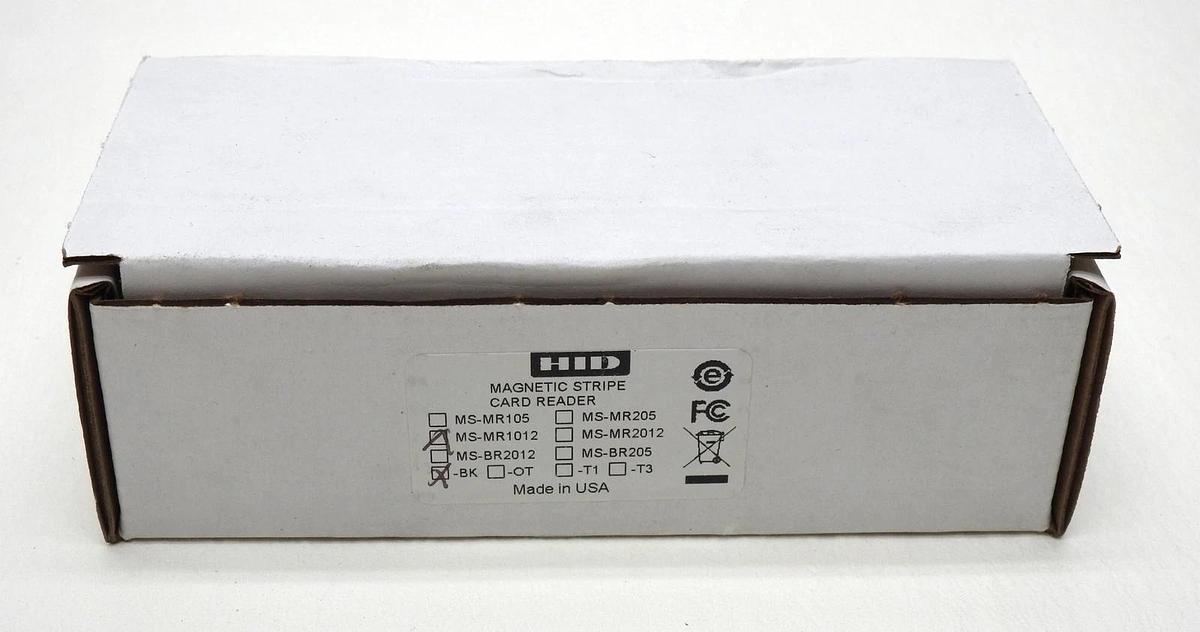 HID / Mercury Security MS-MR1012 BK Magnetic Stripe Card Reader MR1012BK - NEW!