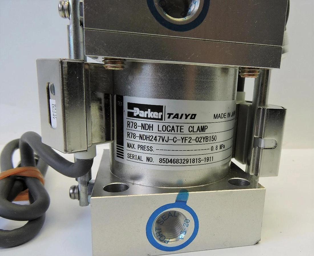 Parker R78-NDH247VJ-C-YF1-02YB150 Taiyo Pneumatic Locate Clamp Parker R78-NDH