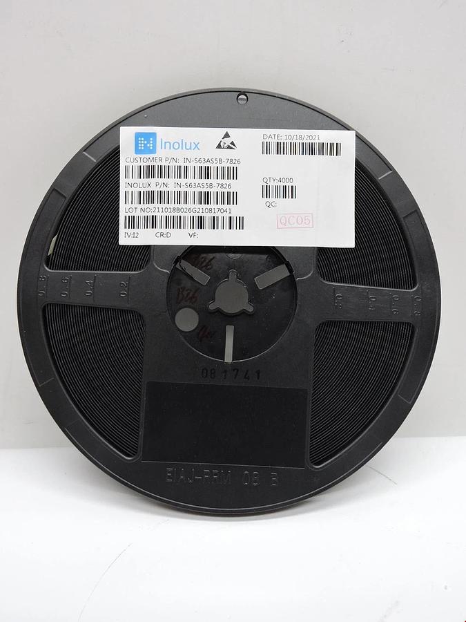 (QTY 4000) Inolux IN-S63AS5B-7826 Blue 467nm LED Indication SEALED!