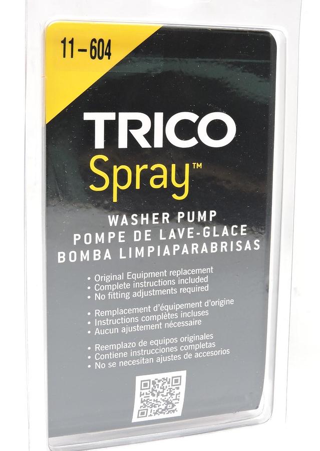 TRICO Spray Windshield Washer Pump (11-604) Fits Ford, Honda, Hyundai, KIA, MORE