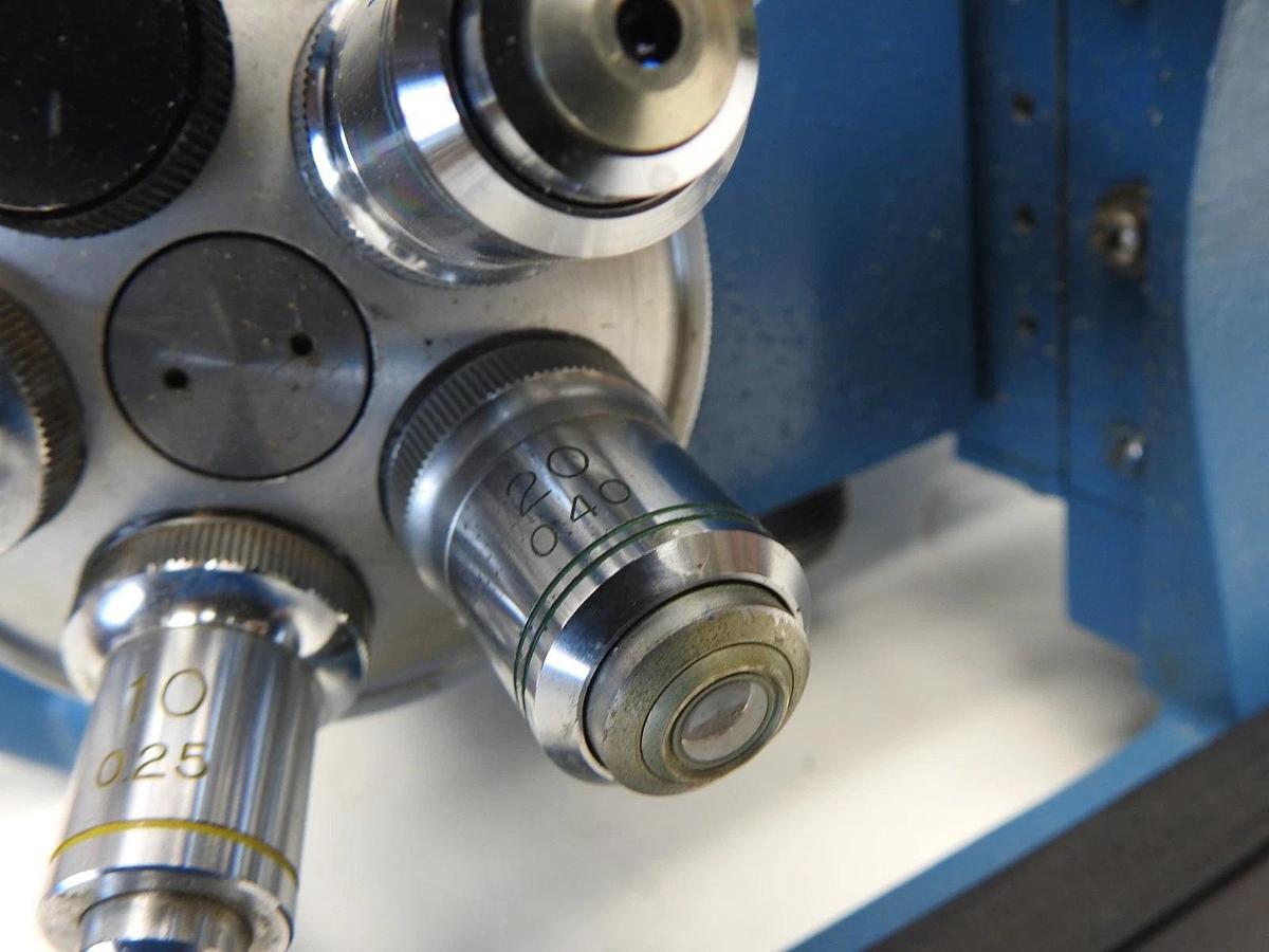 Microscope w/ STC-N63BT, Edmond: 5 0.12, 10 0.25, 20 0.40, 40 0.65
