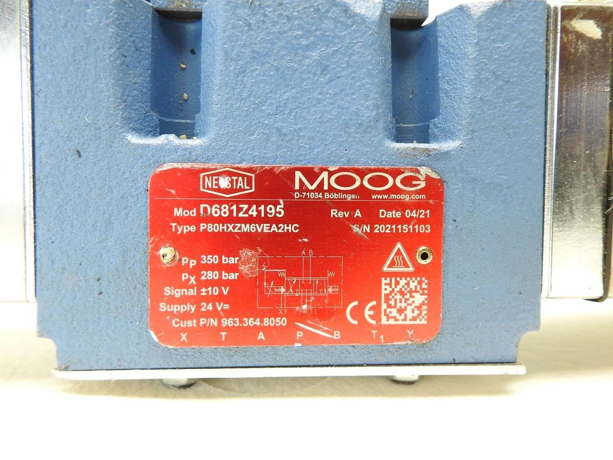 MOOG D681Z4195 Proportional Servo Flow Valve D633-7407 TYPE: P80HXZM6VEA2HC -NEW