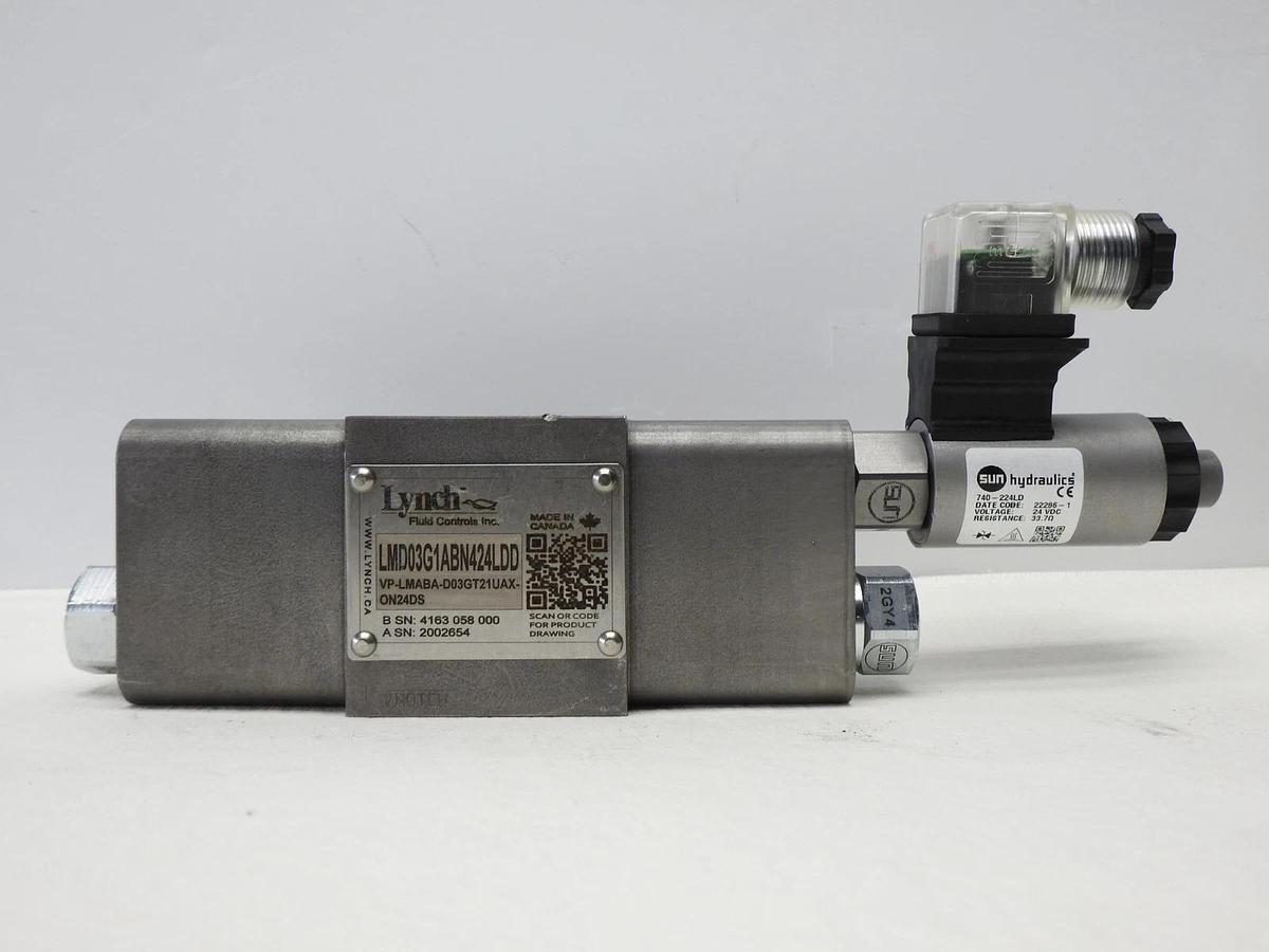 Lynch Fluid Controls LMD03G1ABN424LDD, VP-LMABA-D03GT21UAX-ON24DS - NEW