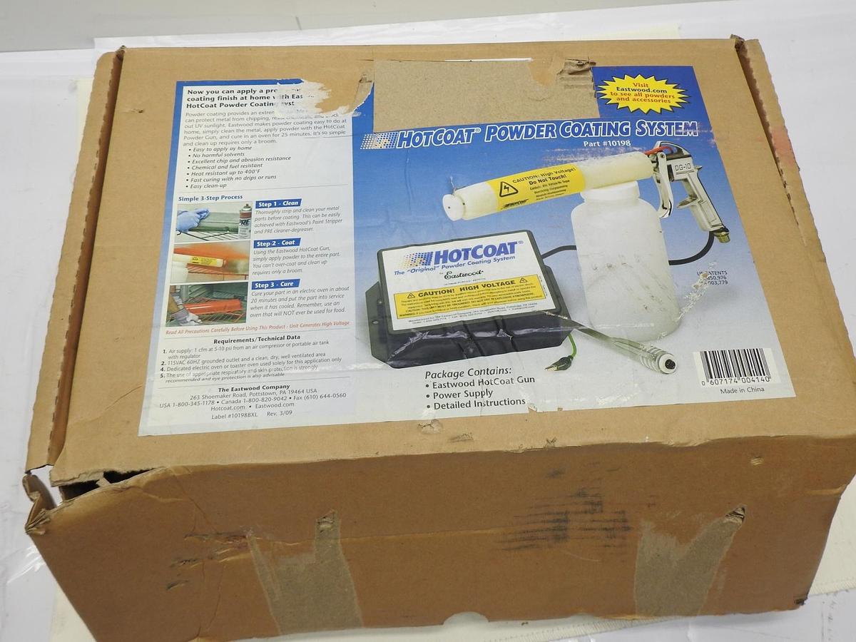 Eastwood Hotcoat Powder Coating System 10198 - NEW