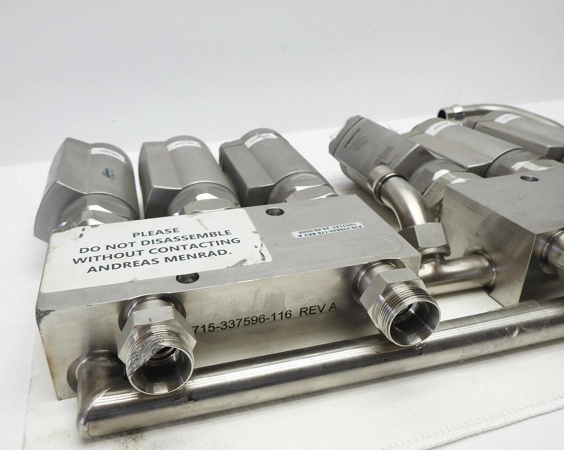 Festo Solenoid Valve Manifold Block 8113658, VAVC-F12-SCD-25-TP, 715-337596