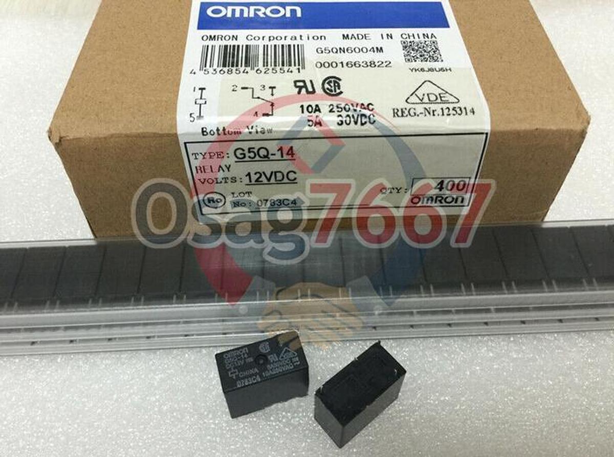 Lot of 50 - Song Chuan 832A-1C-F-S 12VDC, 30A SPDT 5-Pin General Purpose Relay's