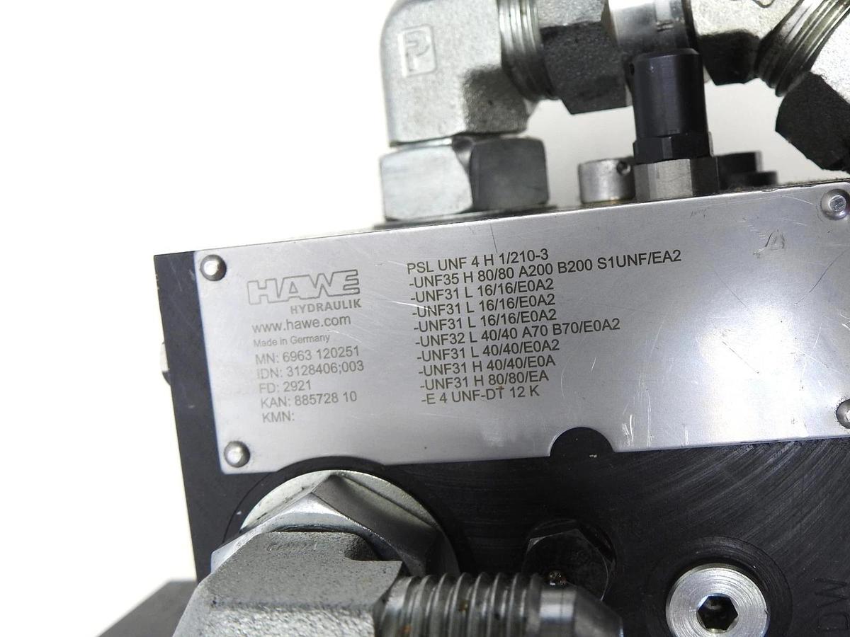 HAWE Hydraulic Proportional Directional Spool Valve Type PSL UNF 4 H 1/210-3