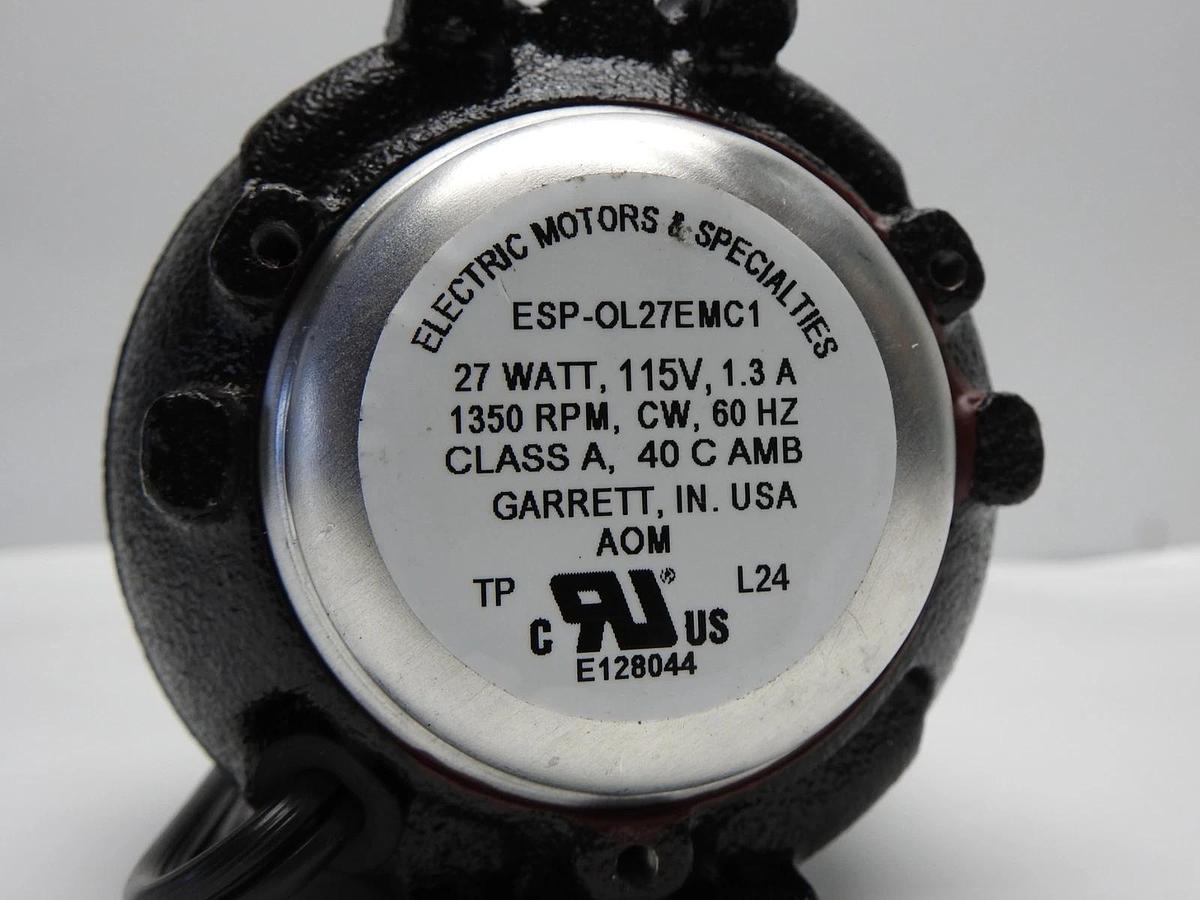 ESP-OL27EMC1 Cornelius Ice Machine Fan Motor 27 WATT, 115V, 1.3A ESP-OL27EM NEW