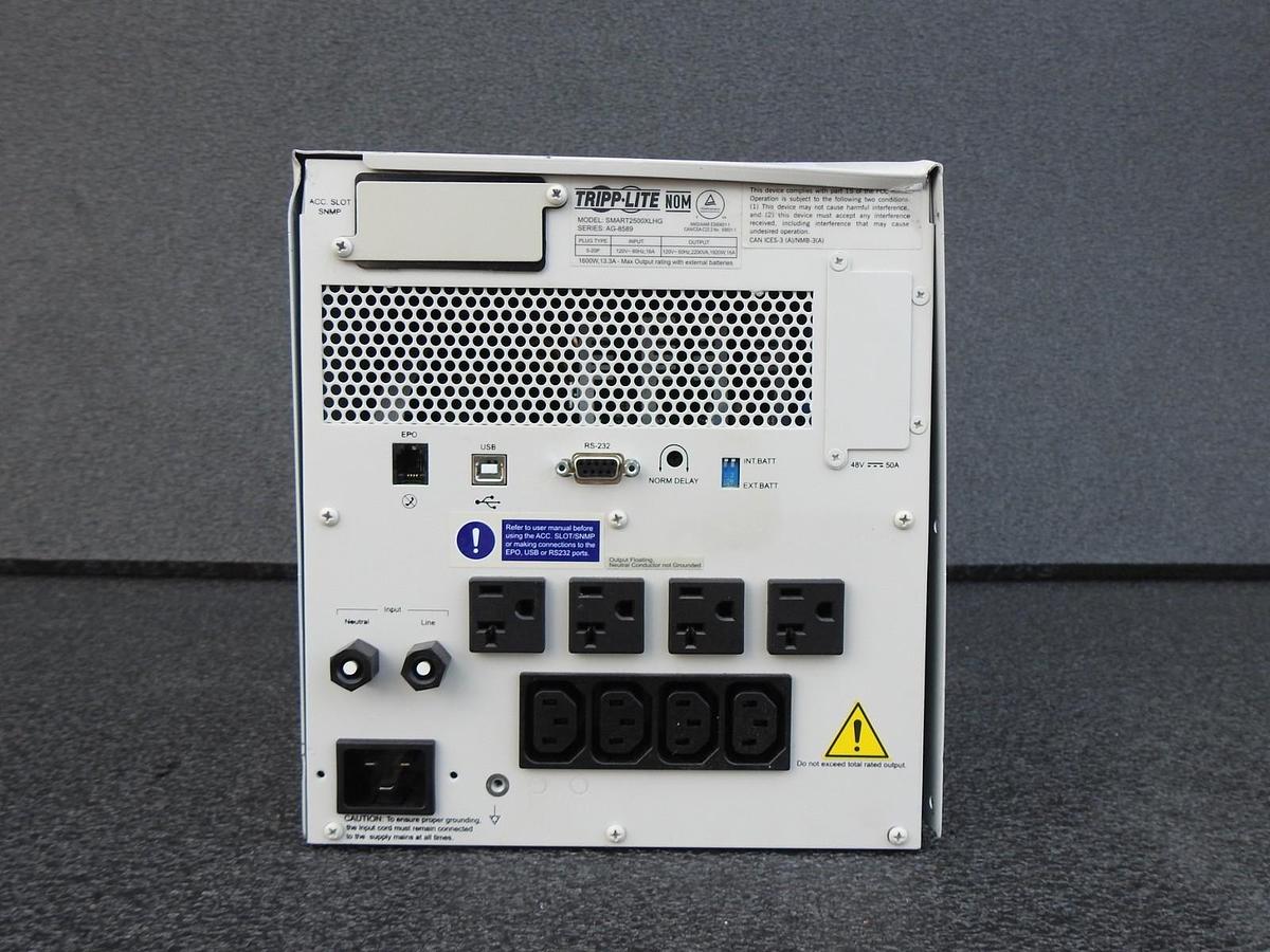 TRIPP LITE SMART2500XLHG Medical USB UPS 2200VA 1920-Watts Smart Tower Hospital