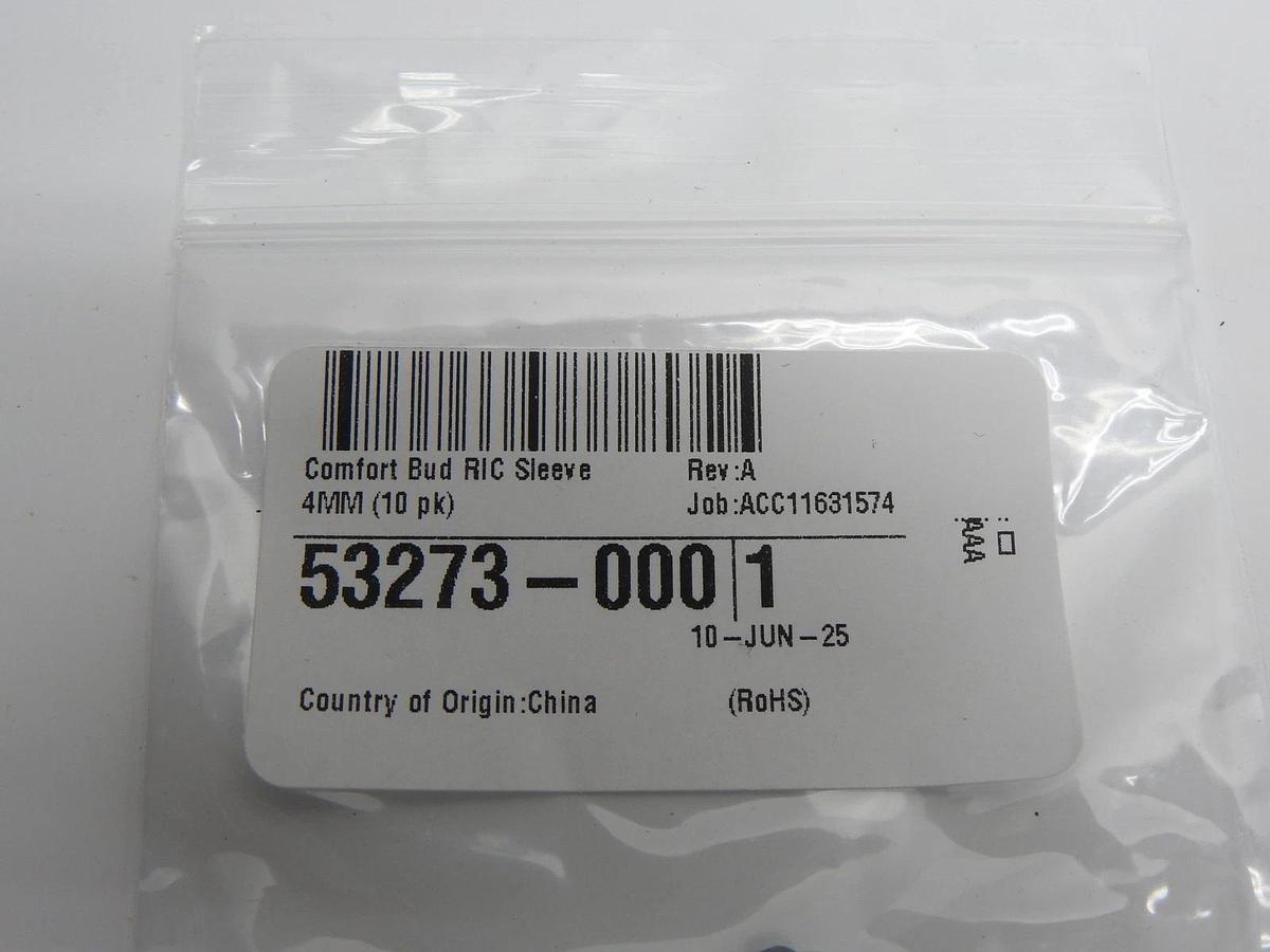 (10 / pack) Starkey Comfort Dome RIC Sleeve – 4mm