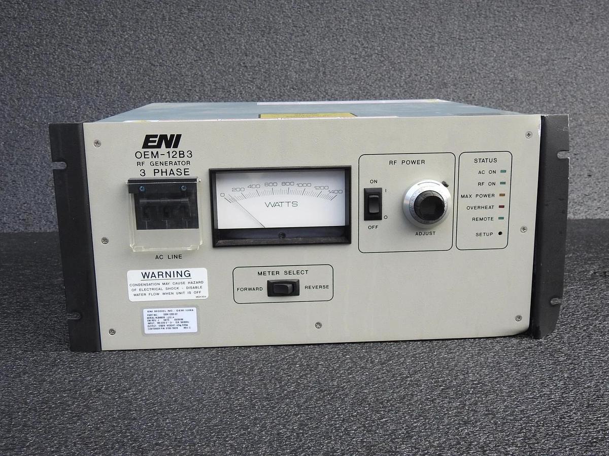ENI OEM-12B3 RF Generator 3 Phase AMAT P/N: 0190-76028, OEM-12B3-02 ~NICE!~