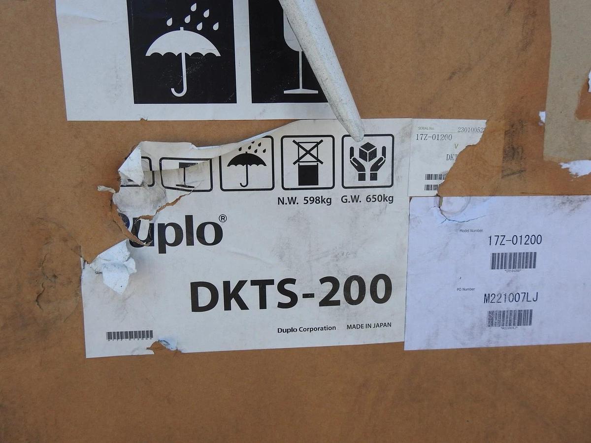 Duplo DKTS-200 Two-Knife Trimmer for Booklet Maker –Finishing Cutter- READ DESC