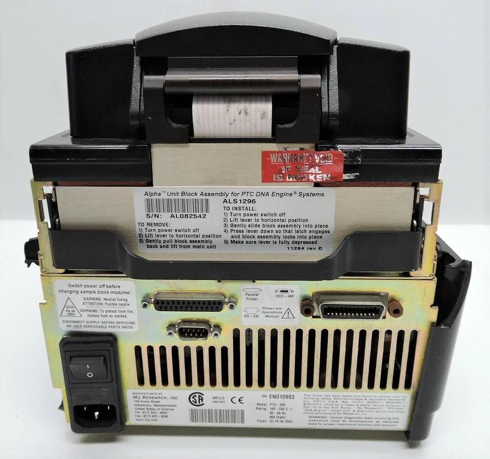 MJ Research PTC-200 Thermal Cycler - Passed Self Test - AS IS