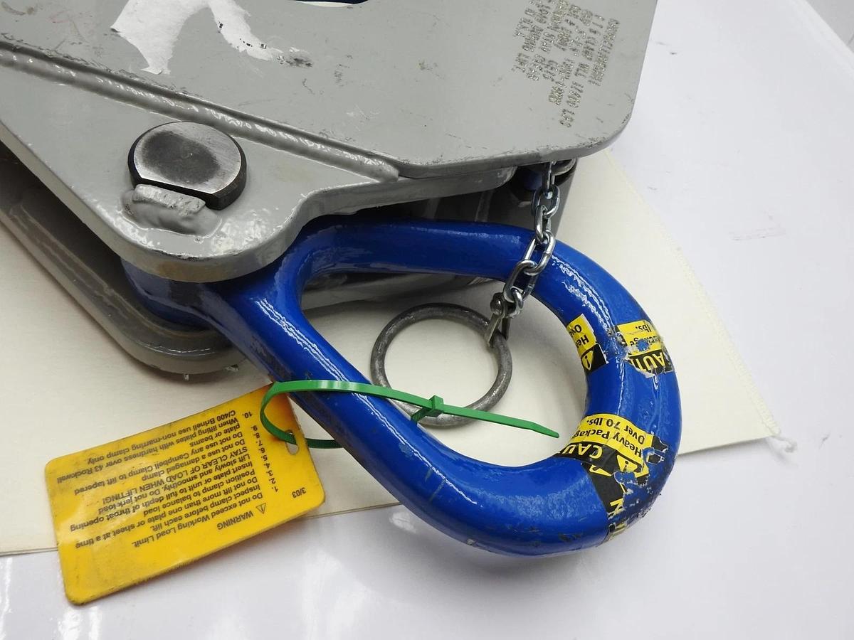 Campbell Merrill 17,600 LBS Lifting Clamp .5"-2.5" (13mm-64mm) 8.8 Ton NOB NEW