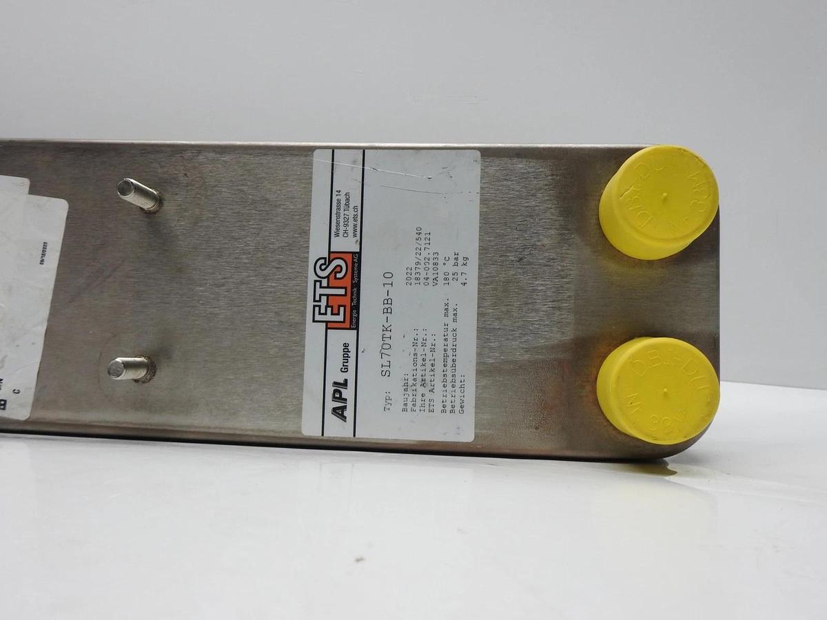 Belimed 04-002.7121 Heat Exchanger by ETS SL70TK-BB-10, SL70 Type - NOB NEW!