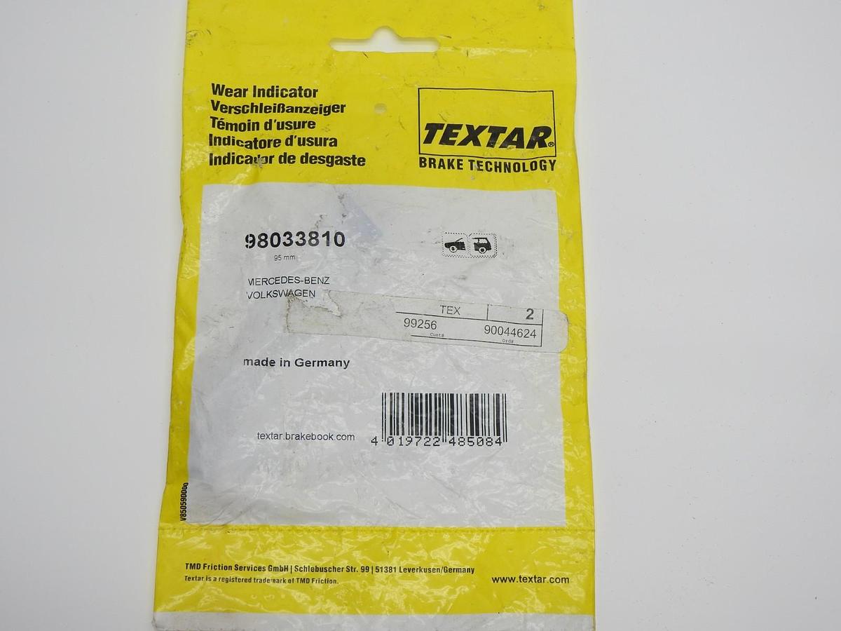 Textar 98033810 Brake Pad Wear Sensor for Mercedes Volkswagen