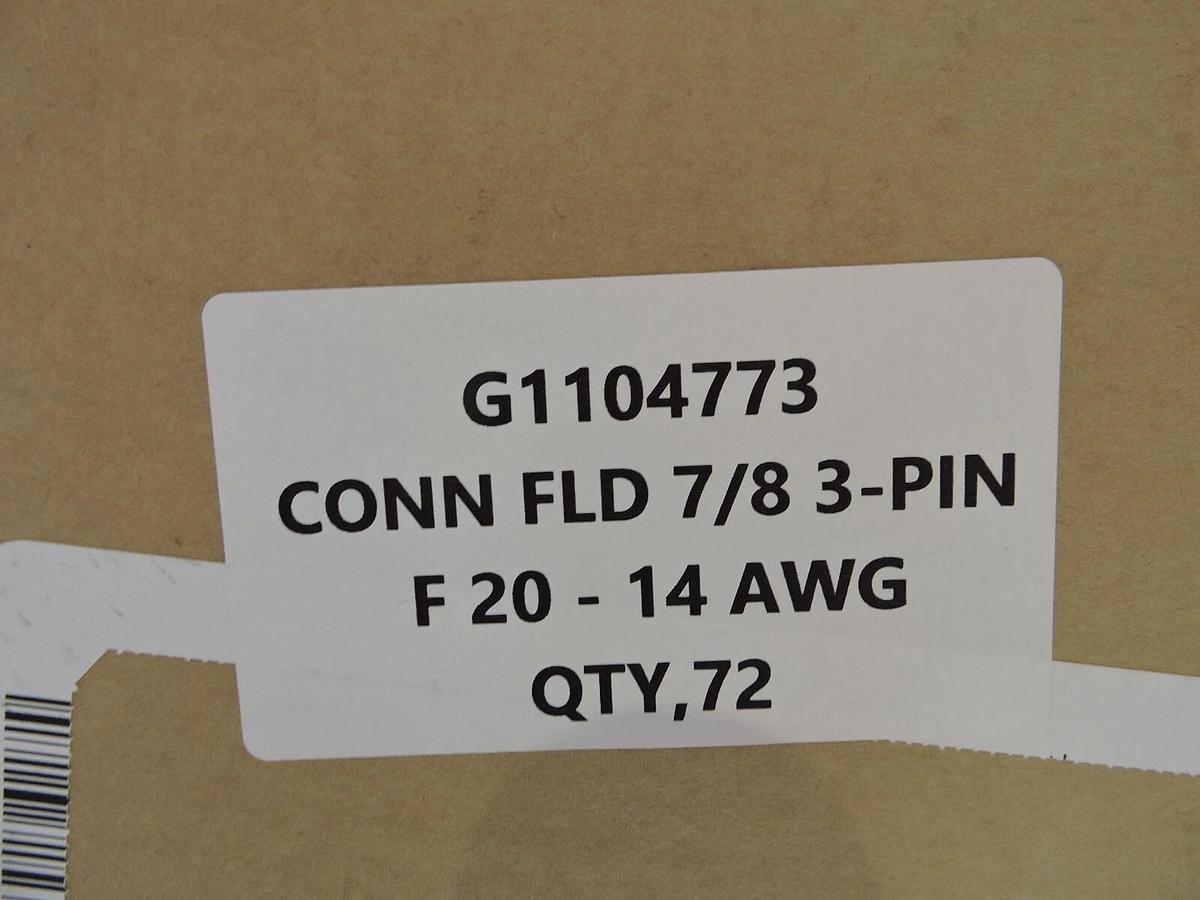 (x52) - ZP-S1-3FP-FWX 7/8in - 16 UN2 thread nut 3-pin ZIPport Wireable connector