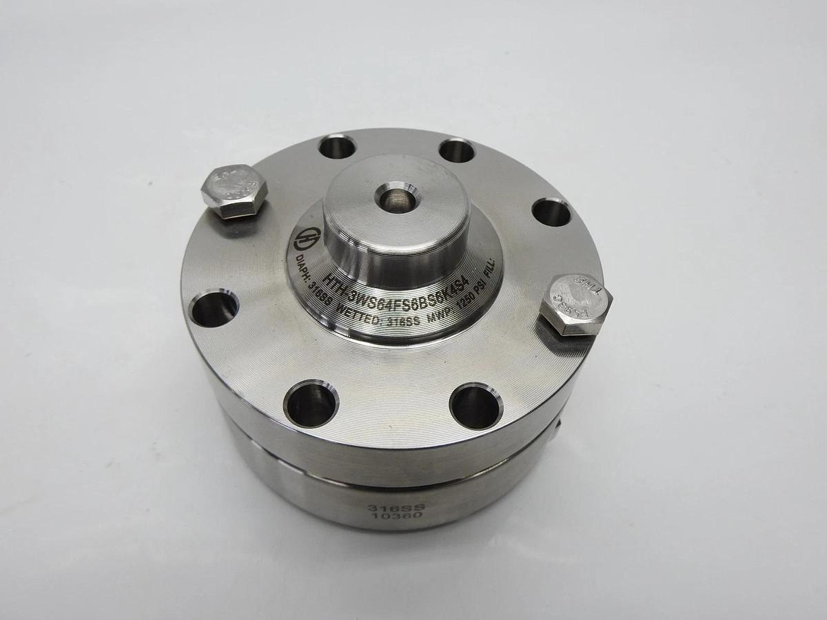 Haygor HTH-Threaded Seal 1/2" NPTF 316SS, Dual 1/4" NPTF HTH-3WS64FS6BS6K4S4 NEW