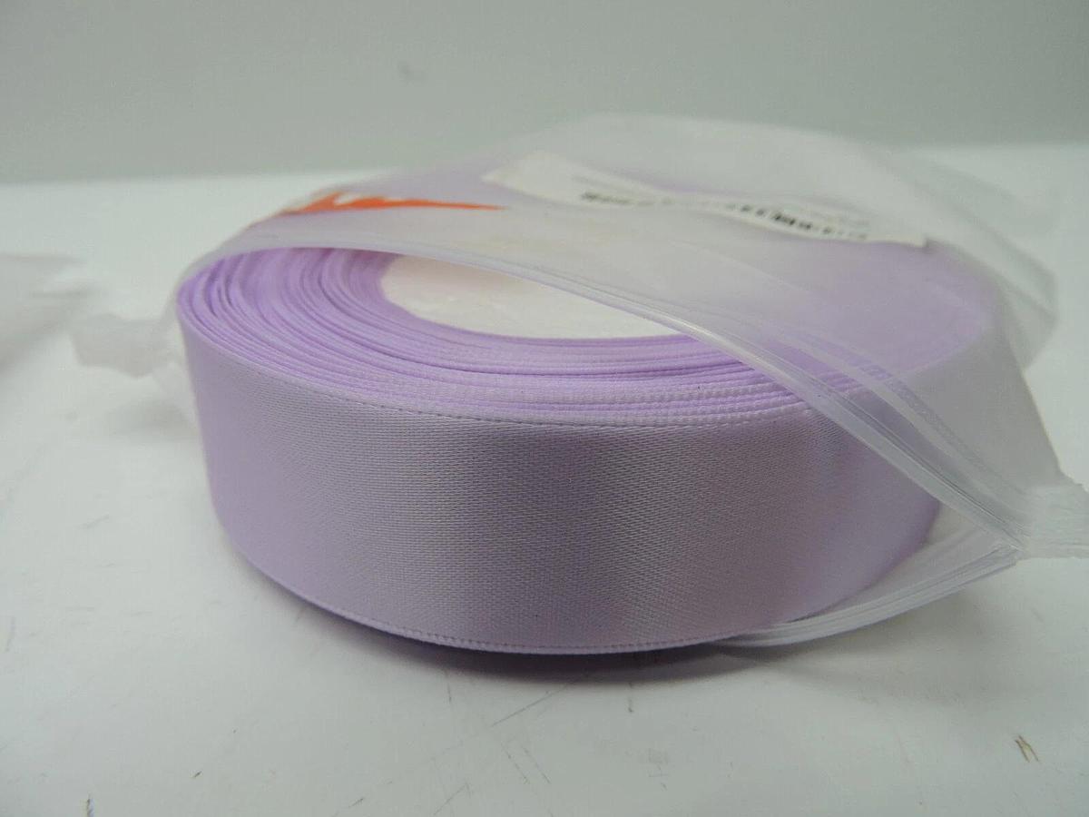 (Lot of 4) Qianf 1 inch Double Face Satin No Fading Ribbon 25 Yards Lavender