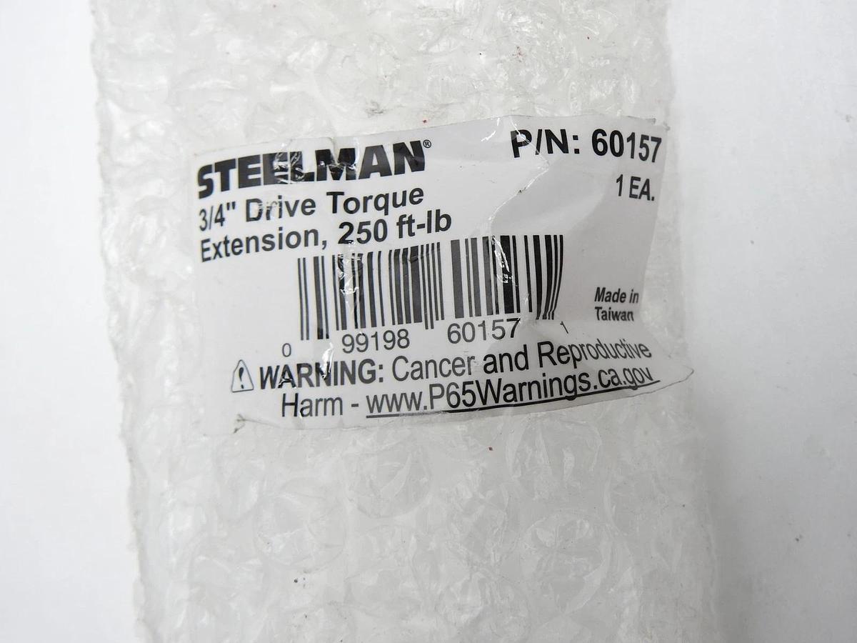 Steelman 3/4" Drive Red 250 ft-lb Torque Extension 60157 - NEW!