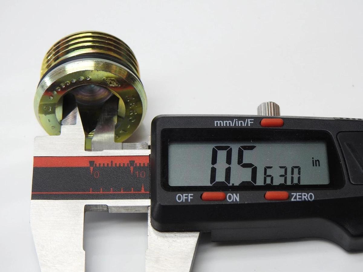 Zero-Leak Gold-12 Magnetic Plug (1 1/16" - 12) .563" Hex Head OEM Zeroleak NEW!