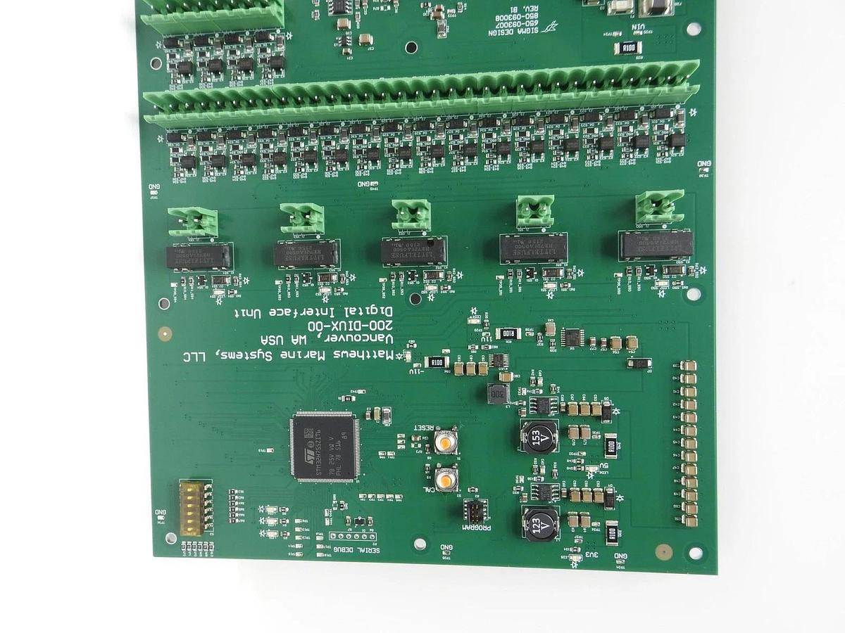 Matthews Marine Systems 200-DIUX-00 Digital Interface Unit Circuit Board Control