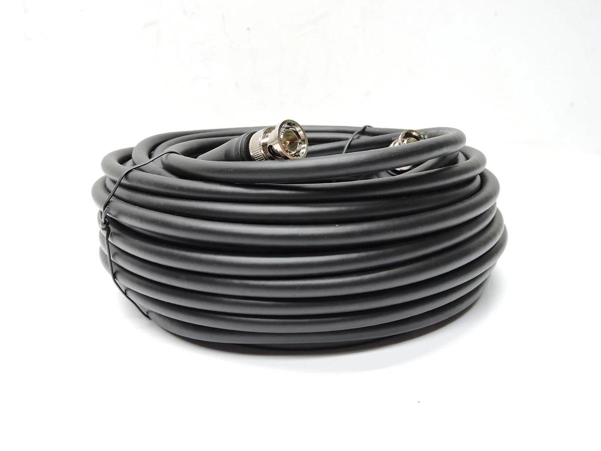 12G SDI Cable Belden Black (50ft) for HD-SDI/3G-SDI/4K Video Security Cameras