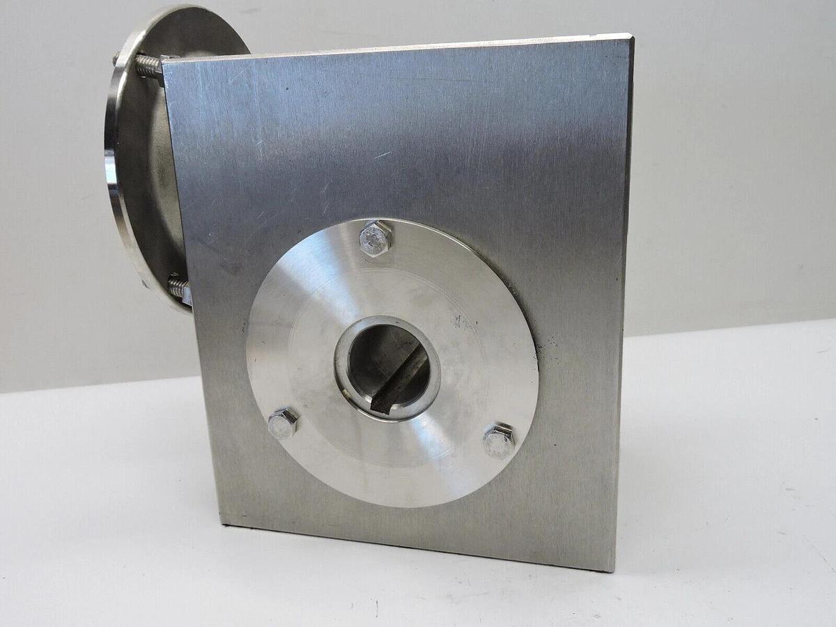 CLEAN-GEARTECH STAINLESS STEEL WORM GEARBOX – I85 (R = 1/96, DIA: 1.5) - NOB NEW