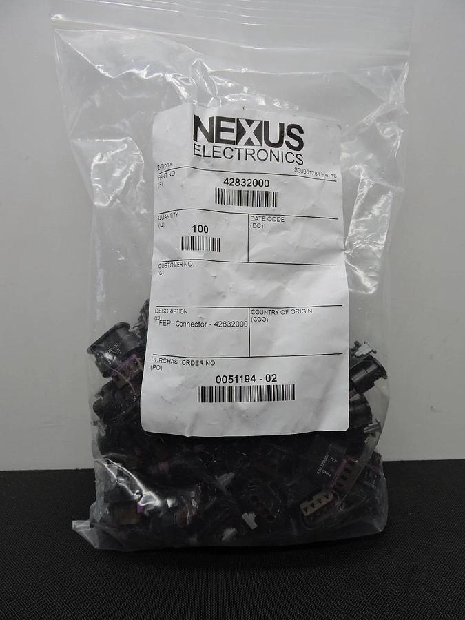 Lot of 100 Nexus - 42832000 FEP - Connectors