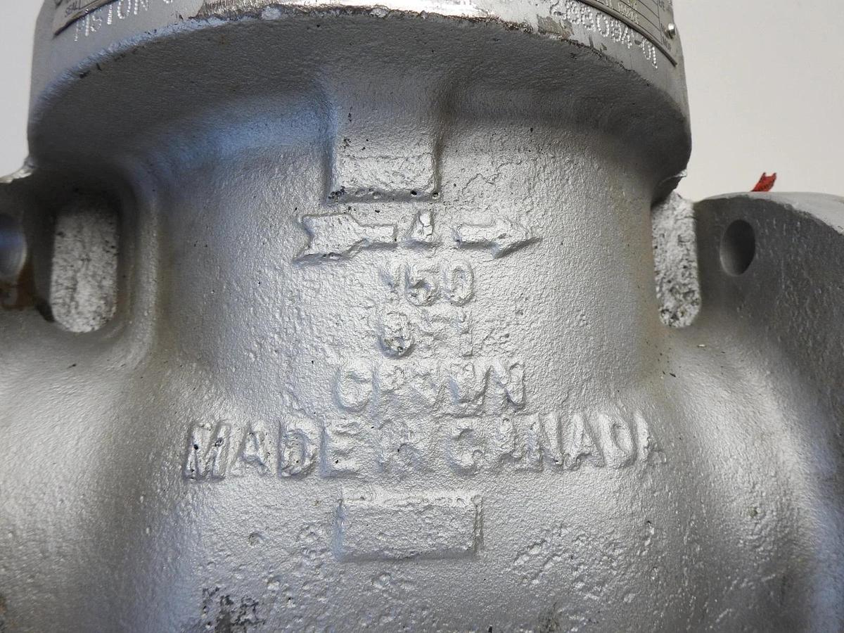 Crown Judd 4" Piston Check Valve 150, A21 WCC, A276 316/A350 Stream Flo API 6D