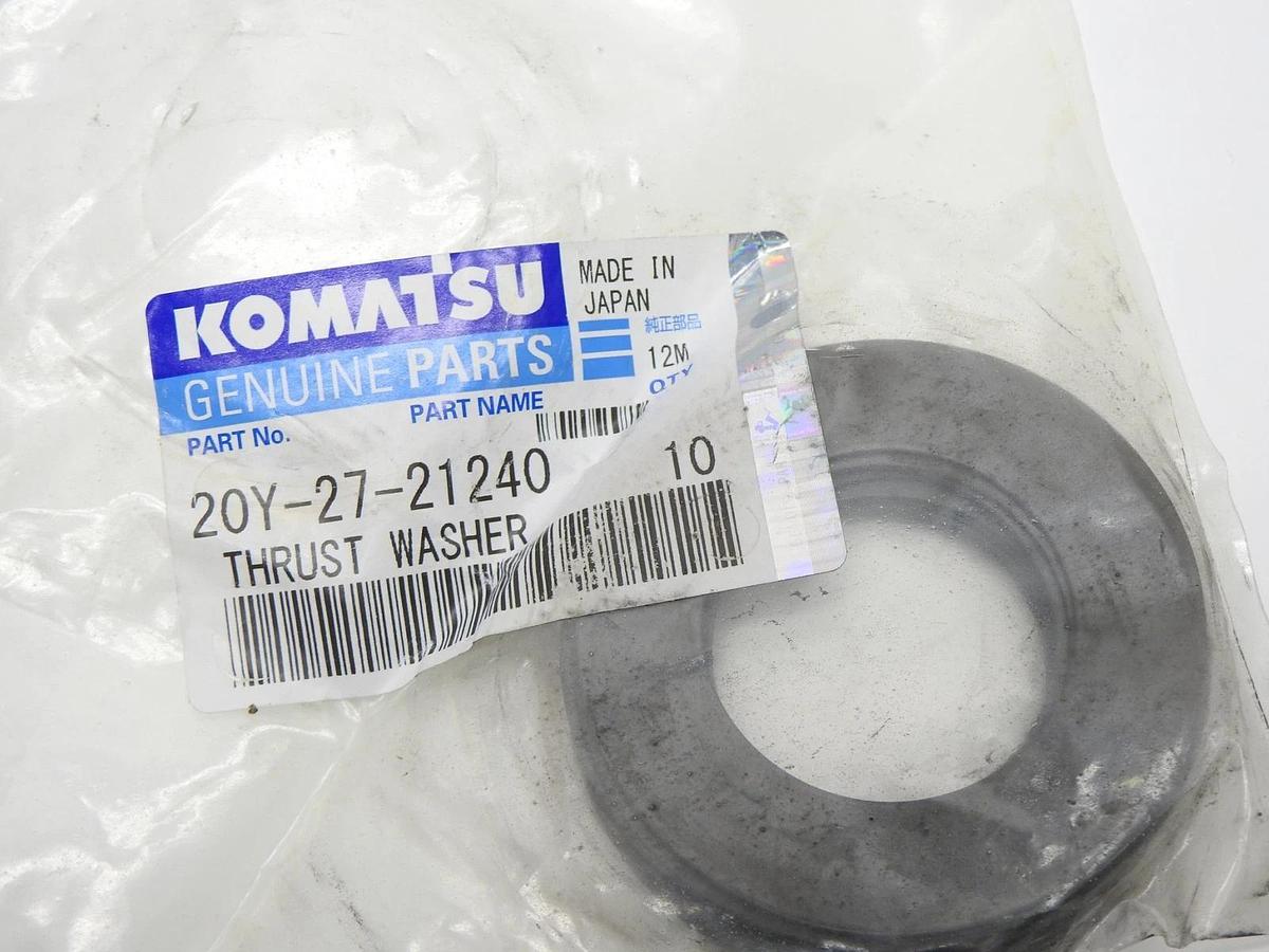 GENUINE Komatsu 20Y-27-21240 Thrust Washer (12 PACK) - OEM NEW!