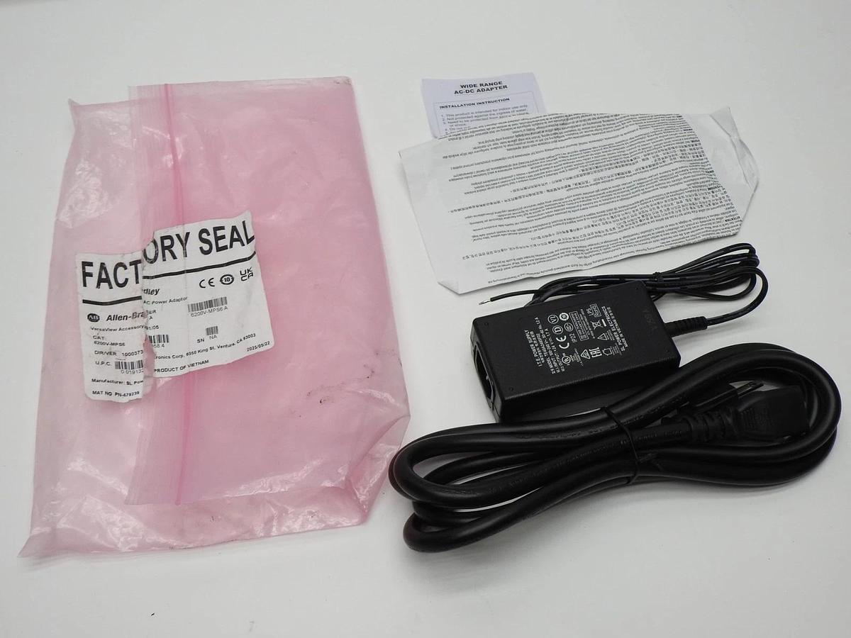 GENUINE Allen-Bradley 6200V-MPS6 External AC/DC Power Adaptor, 24VDC - NOB NEW