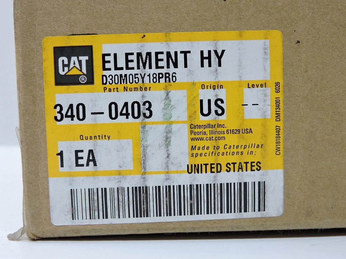 CAT 340-0403 Hydraulic Transmission Filter Element NOB NEW GENUINE!