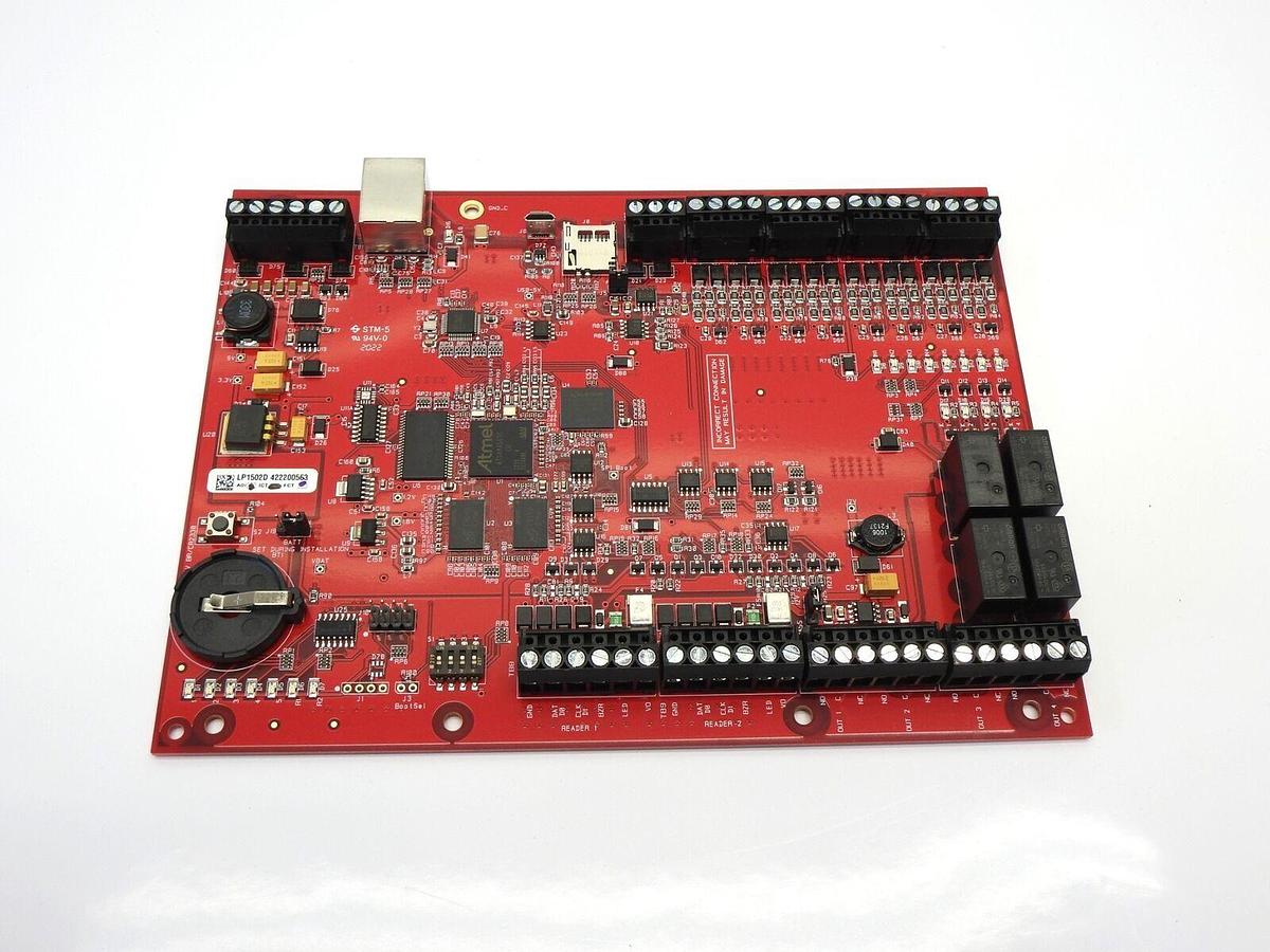 Mercury Security LP1502 LP1502D Intelligent Controller Board ~NO FIRMWARE LOADED